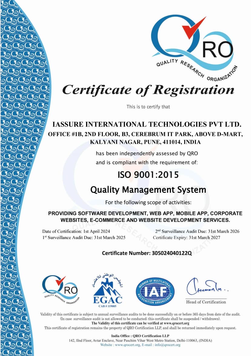 About-Us-isoCertificate-iAssureIT